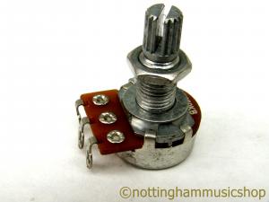 250K TYPE B LINEAR ELECTRIC GUITAR POT POTENTIOMETER LONG SHAFT ST TL PB